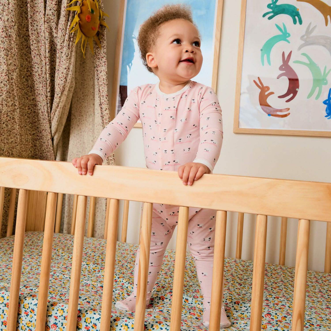 Baa Baa Baby Pink Footie