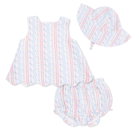 Tulip Stripe 3pc Set