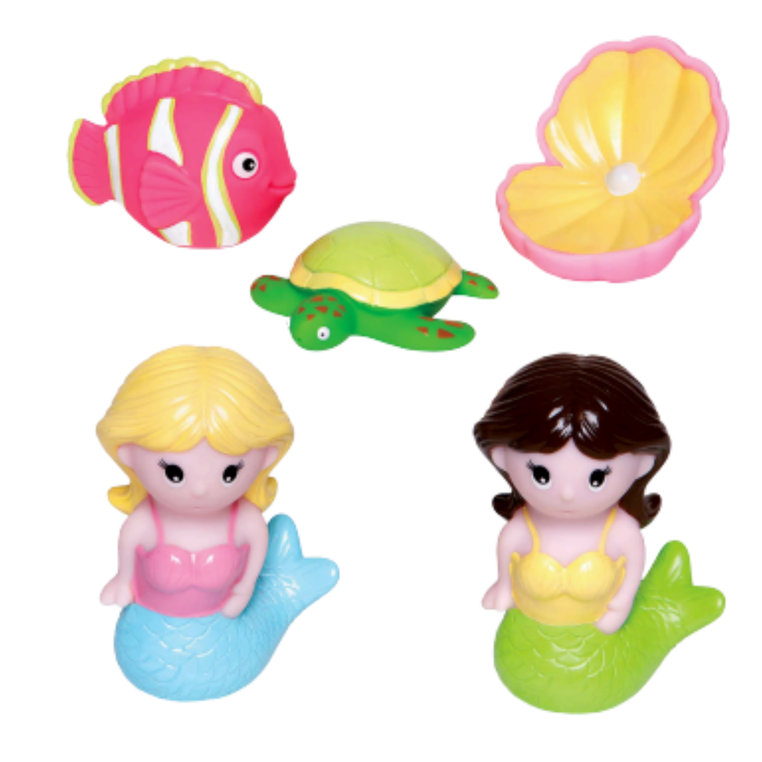 Mermaid Party Squirtie Bath Toys