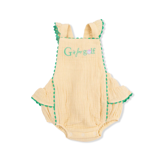 Golf Ric Rac Ruffle Sunsuit