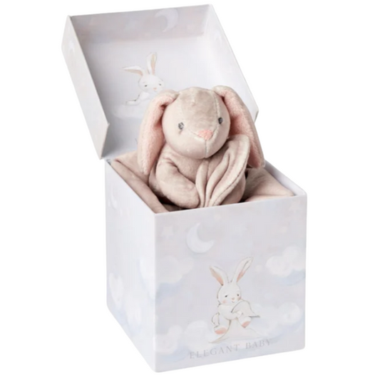 Taupe Lovey Bunny Blankie