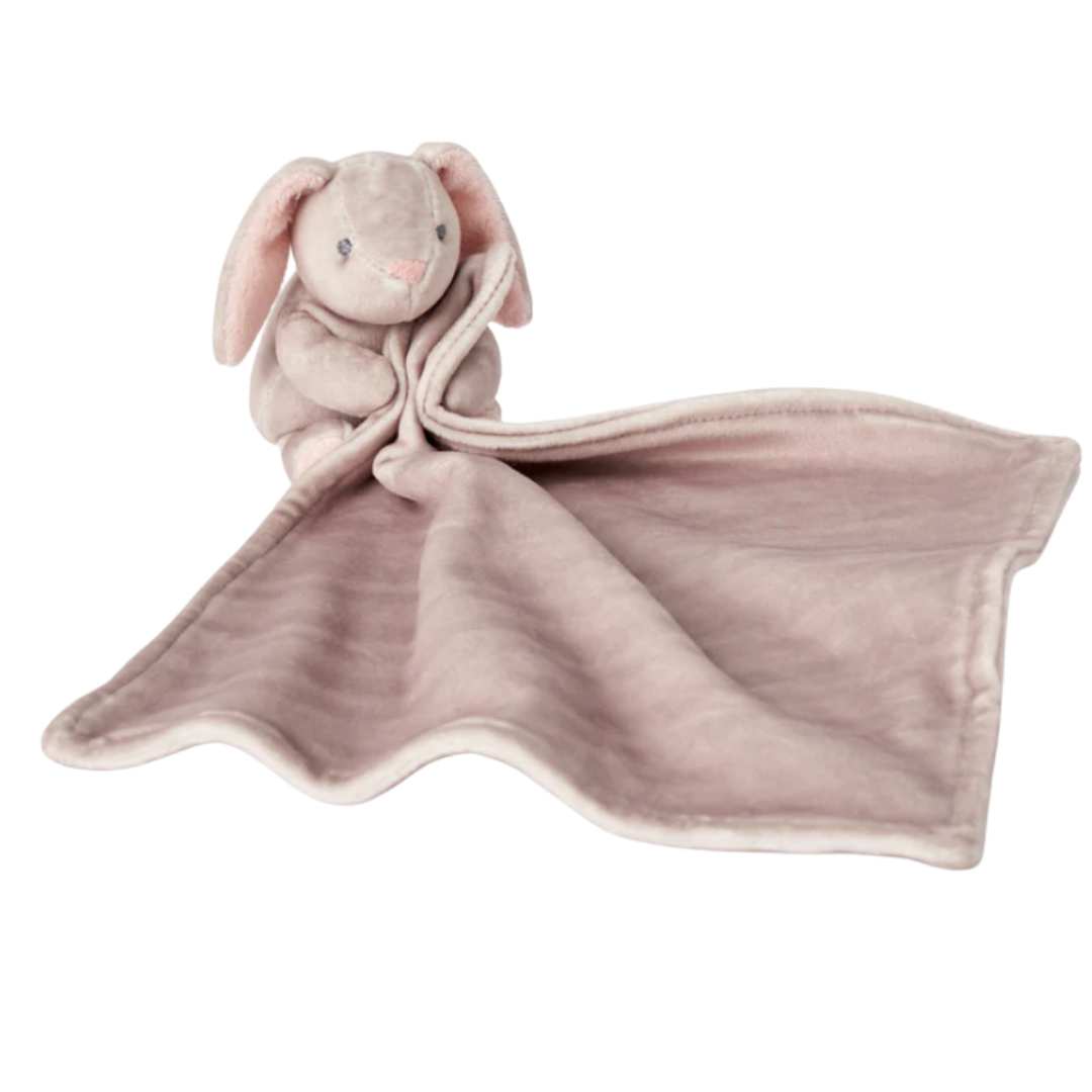 Taupe Lovey Bunny Blankie