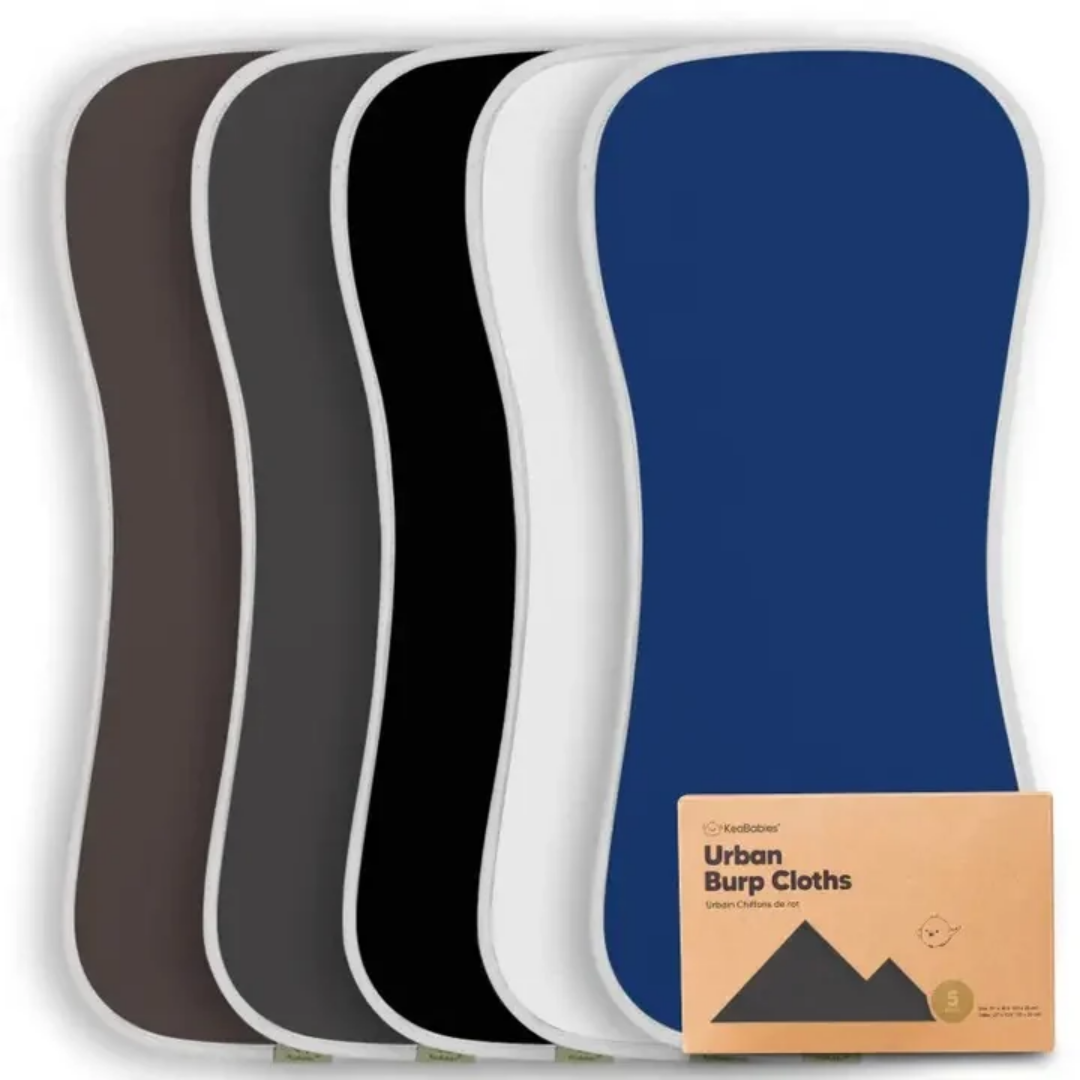 Solid Urban Burp Cloths