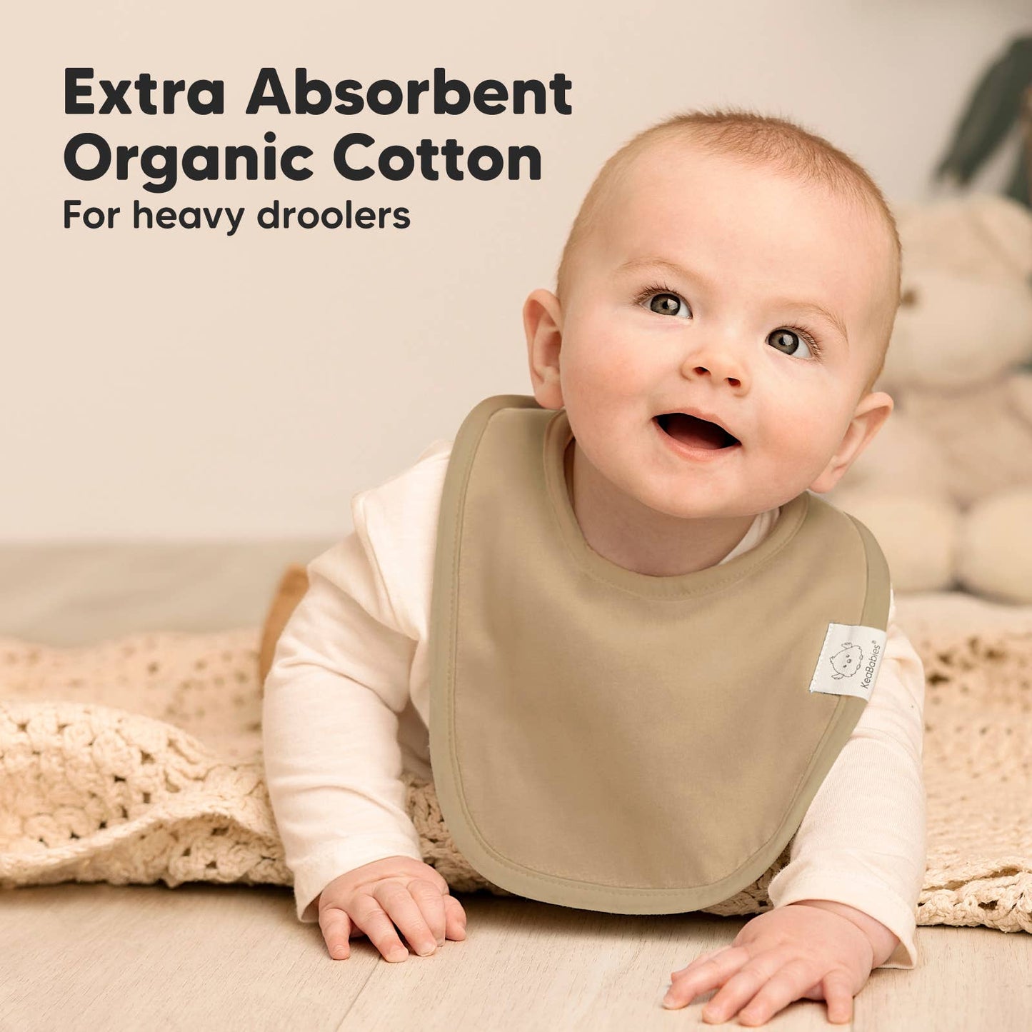 Neutrals Urban Drool Bibs