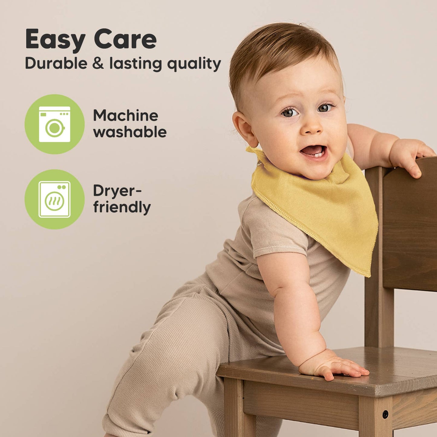 Cool Toned Baby Bandana Bibs