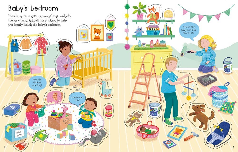 The New Baby Sticker Book