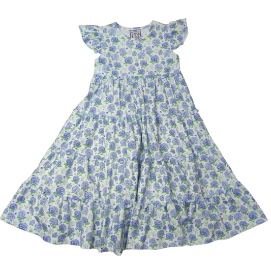 Bloomstruck Hydrangea Maxi Dress