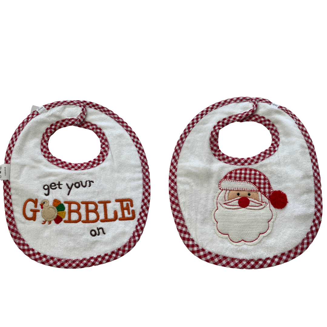 Holiday Reversible Bib