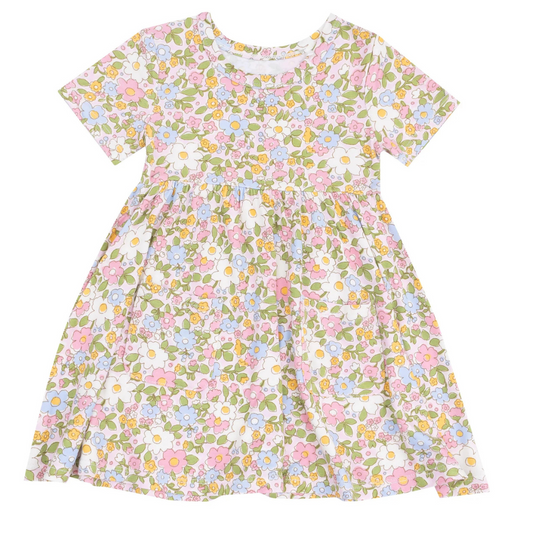 Bubbly Baby Calico Twirly Dress