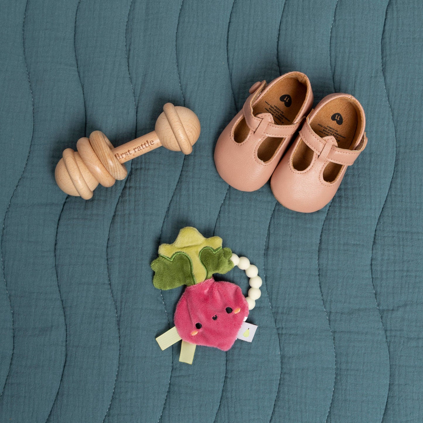 Wooden Baby’s First Rattle