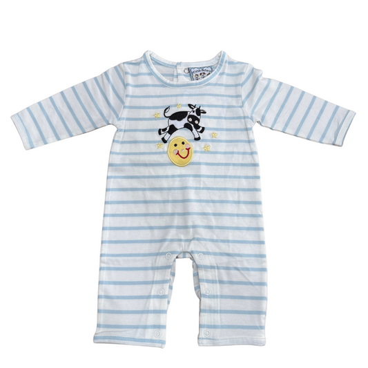 Cow Over the Moon Boys Romper