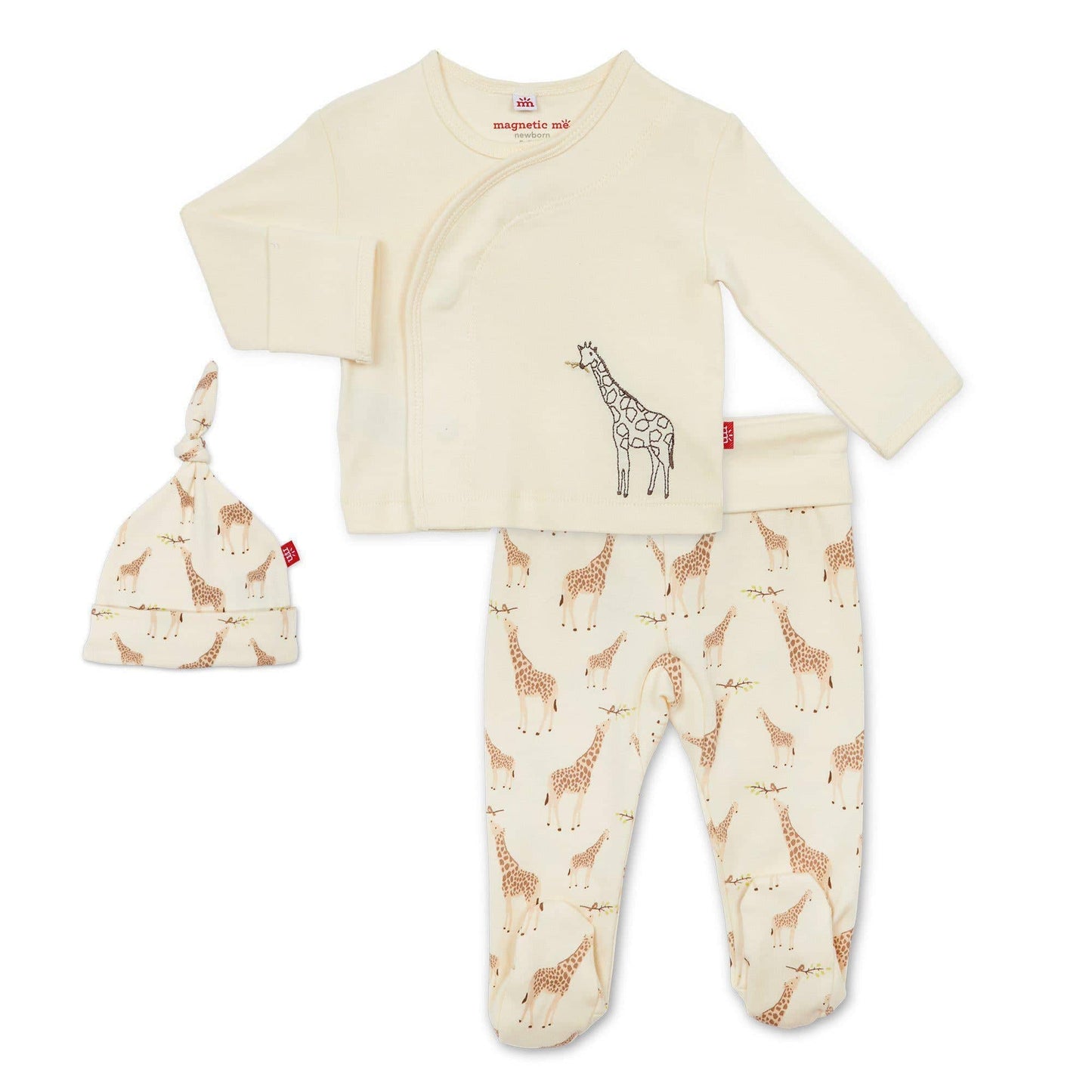 Cream Jolie Giraffe 3 pc Set