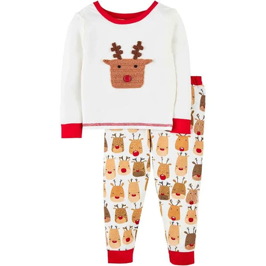 Crochet Reindeer PJ Set