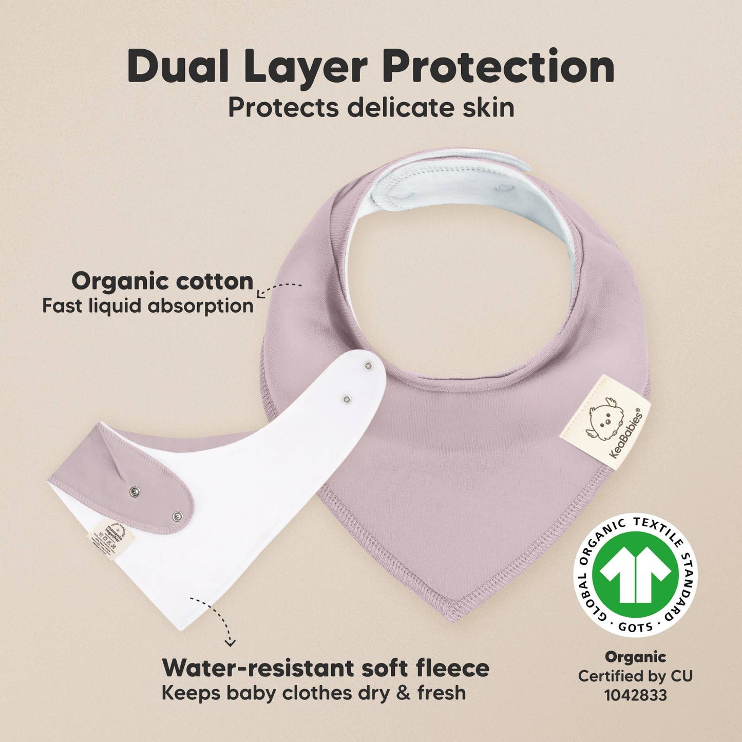 Sunset Toned Bandana Bibs