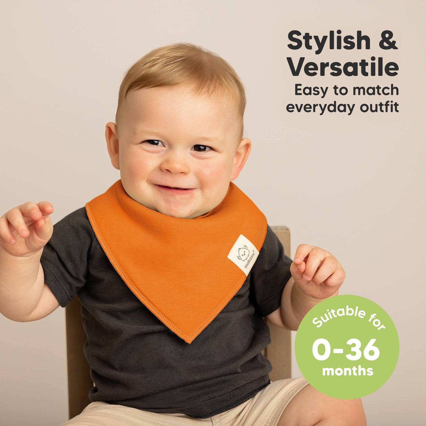 Sahara Toned Bandana Bibs