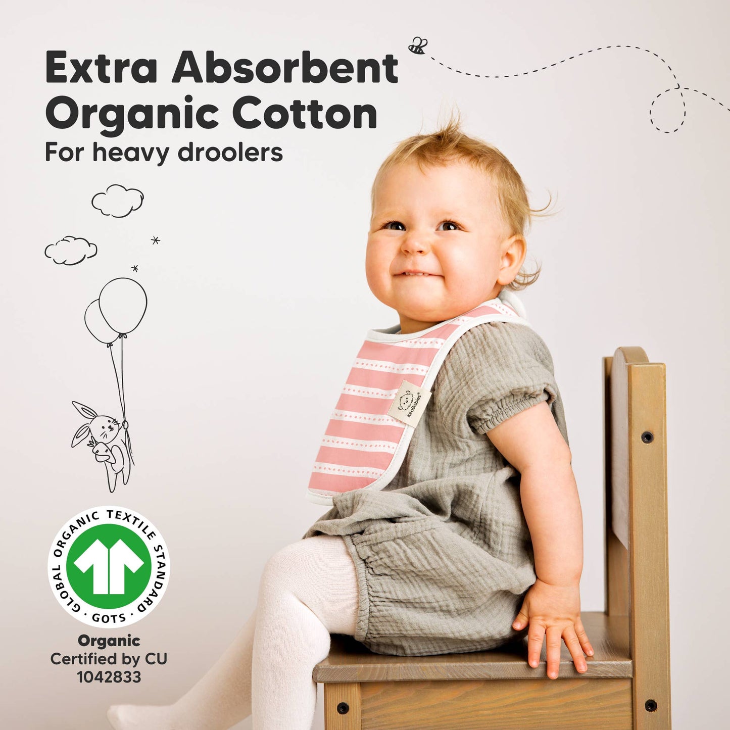 Charming Urban Drool Bibs