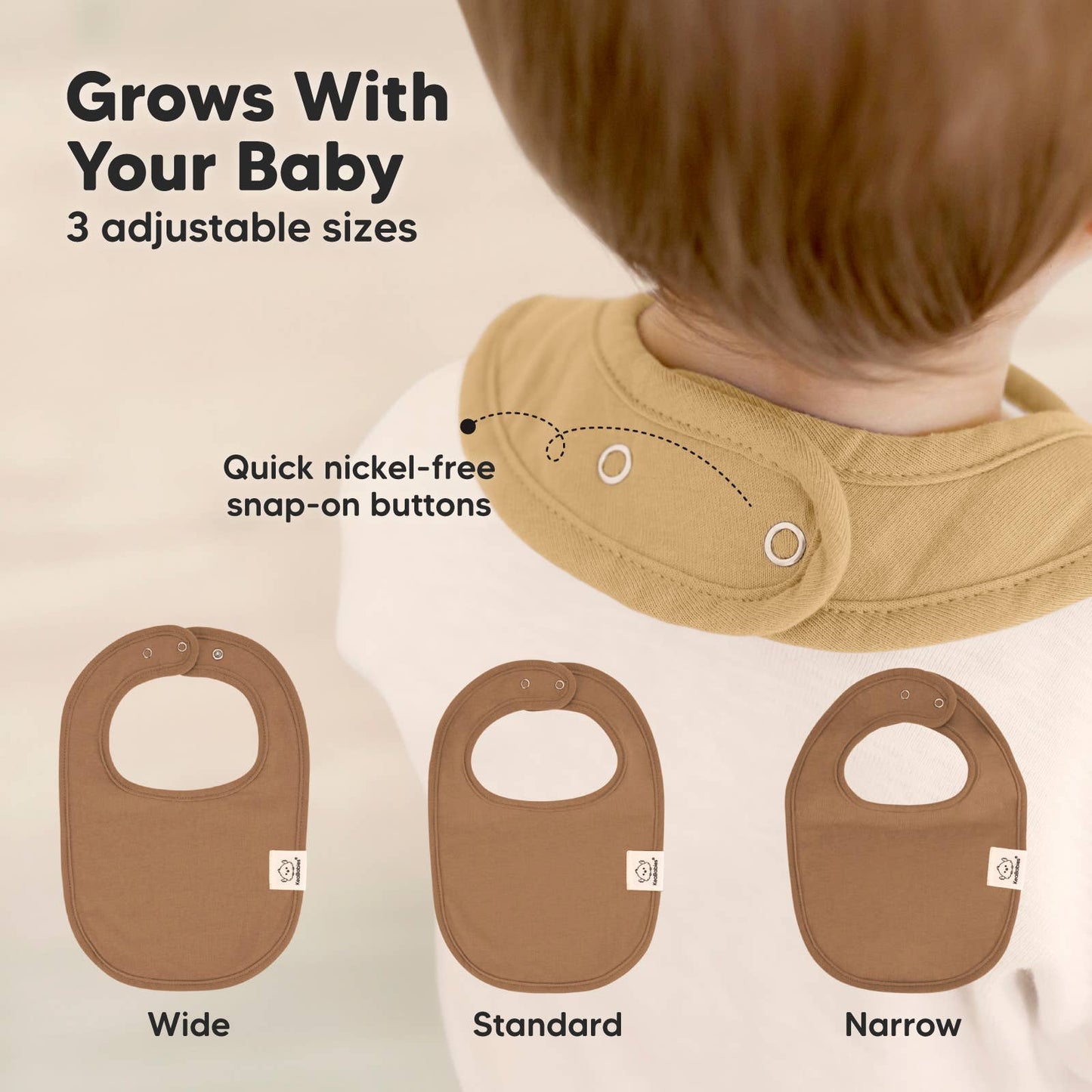 Neutrals Urban Drool Bibs
