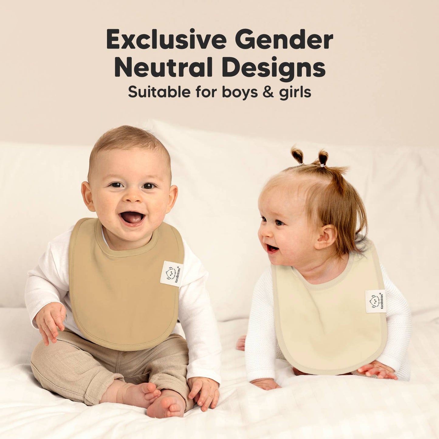 Neutrals Urban Drool Bibs