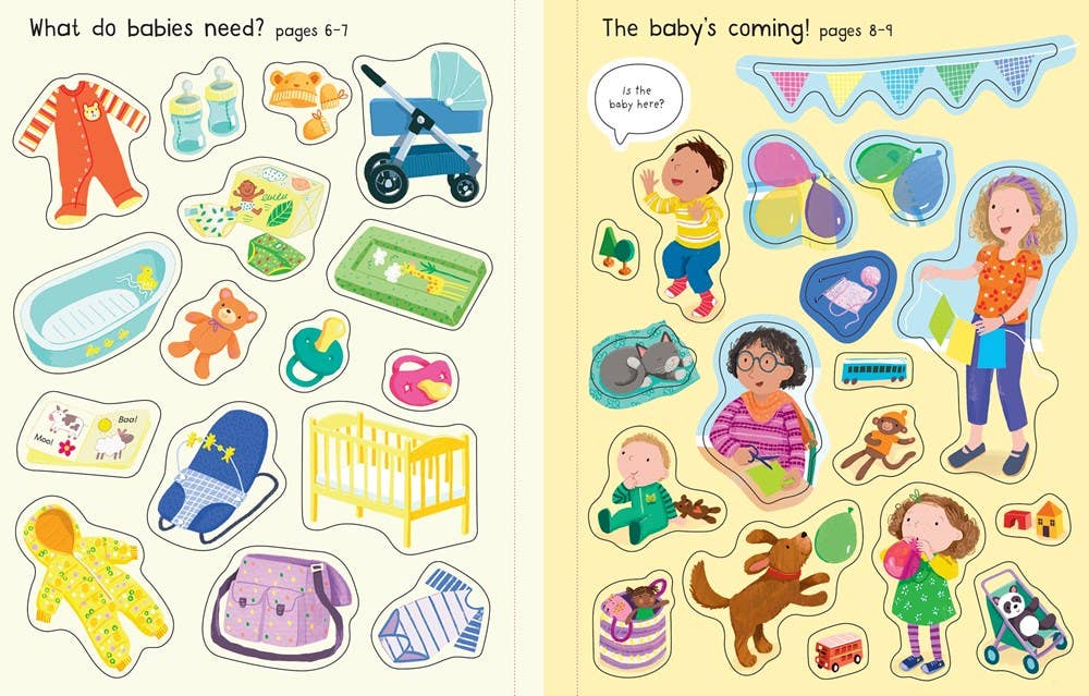 The New Baby Sticker Book