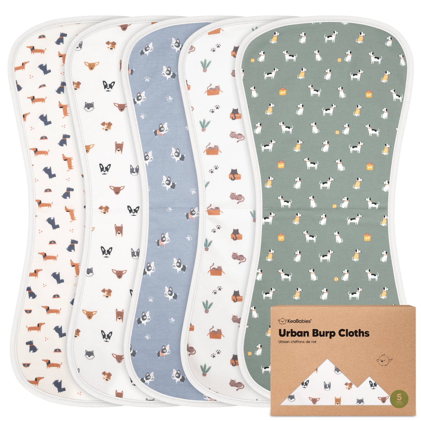 Pets & Paws Urban Burp Cloths