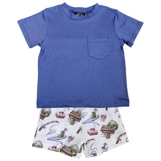 Fishing Trip Boys Short Set