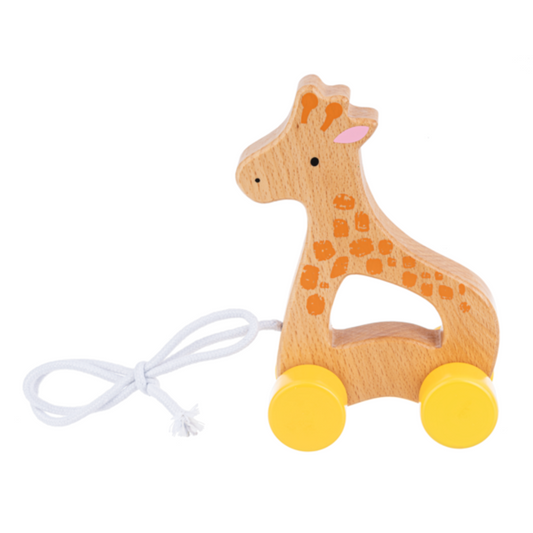 Wooden Giraffe Pull Toy