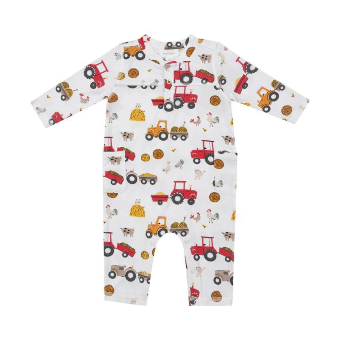 Happy Tractors Romper