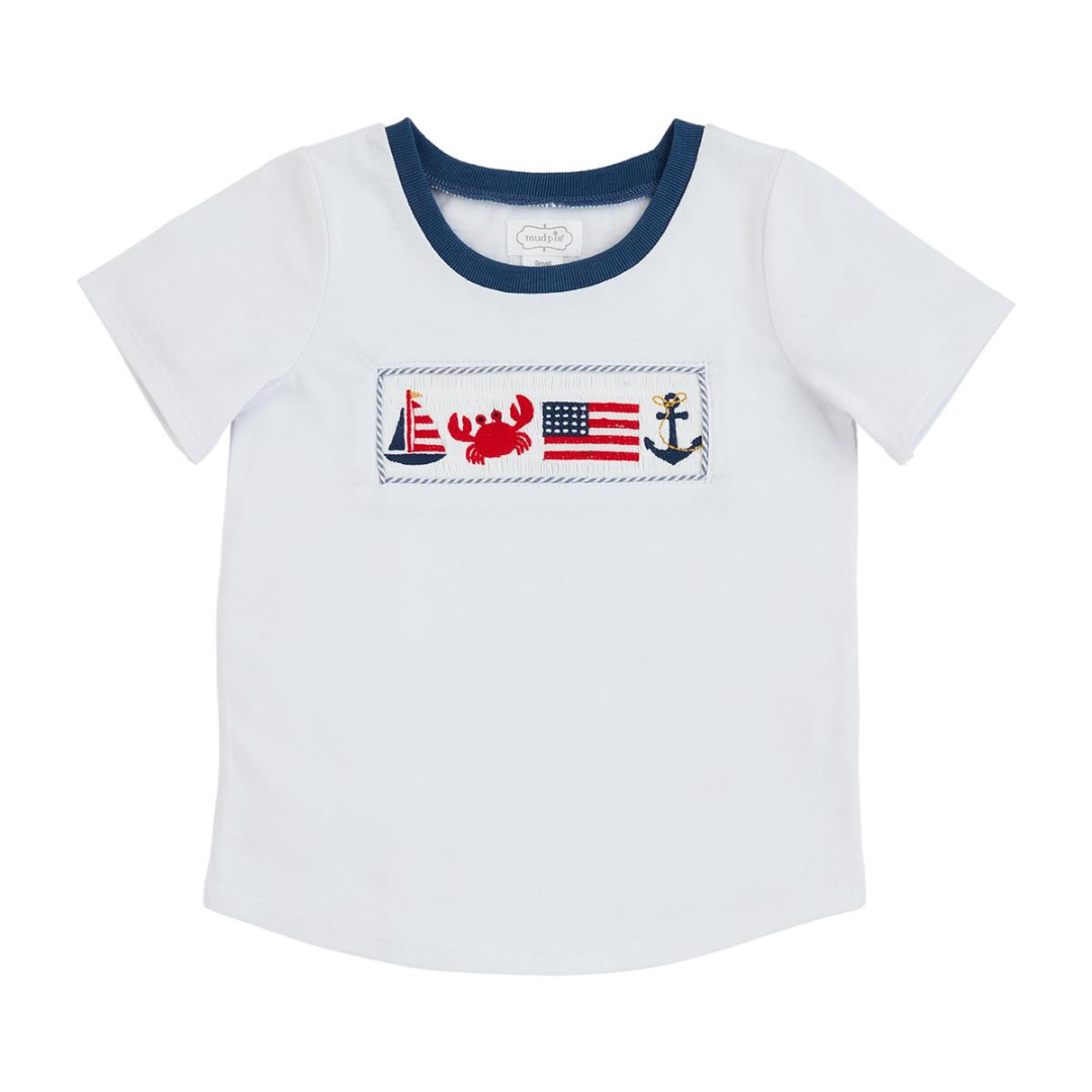 Sail Away Smocked Tee