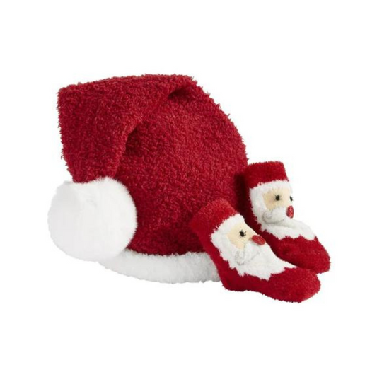 Santa Sock and Hat Set