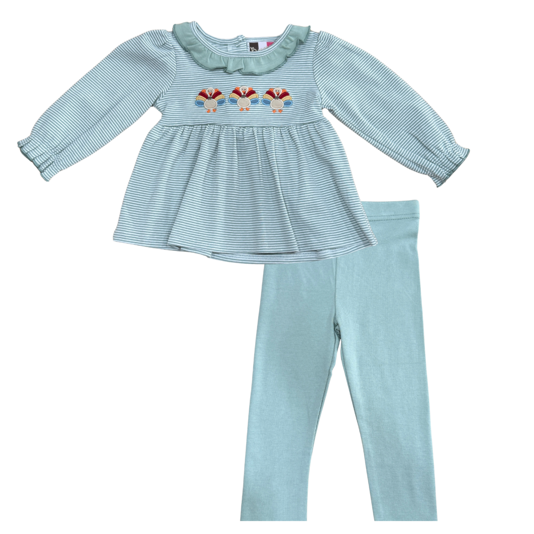 Turkey Applique Legging Set