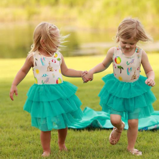 Beach Party Bamboo TuTu Dress