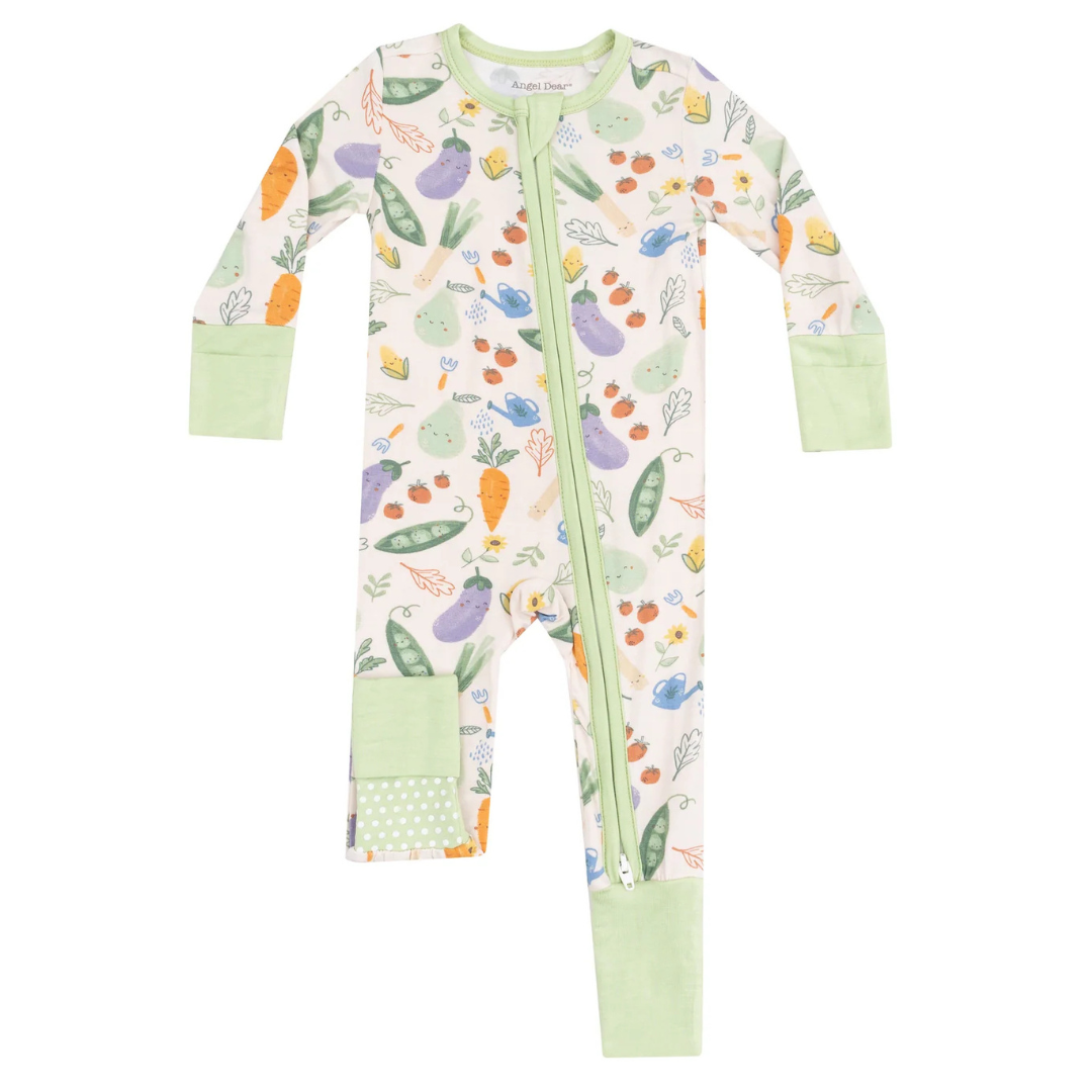 Veggie Patch Zipper Romper